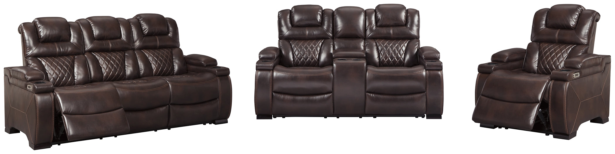 Warnerton Sofa, Loveseat and Recliner