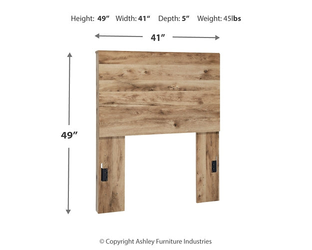 Hyanna Twin Panel Headboard with Mirrored Dresser