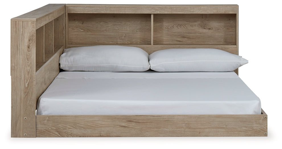 Oliah  Bookcase Storage Bed