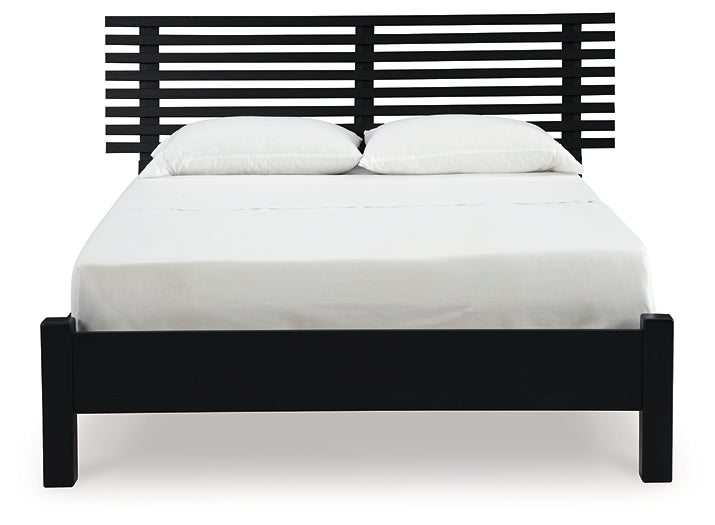 Danziar  Slat Panel Bed