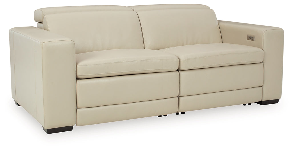 Texline 3-Piece Power Reclining Sectional Loveseat