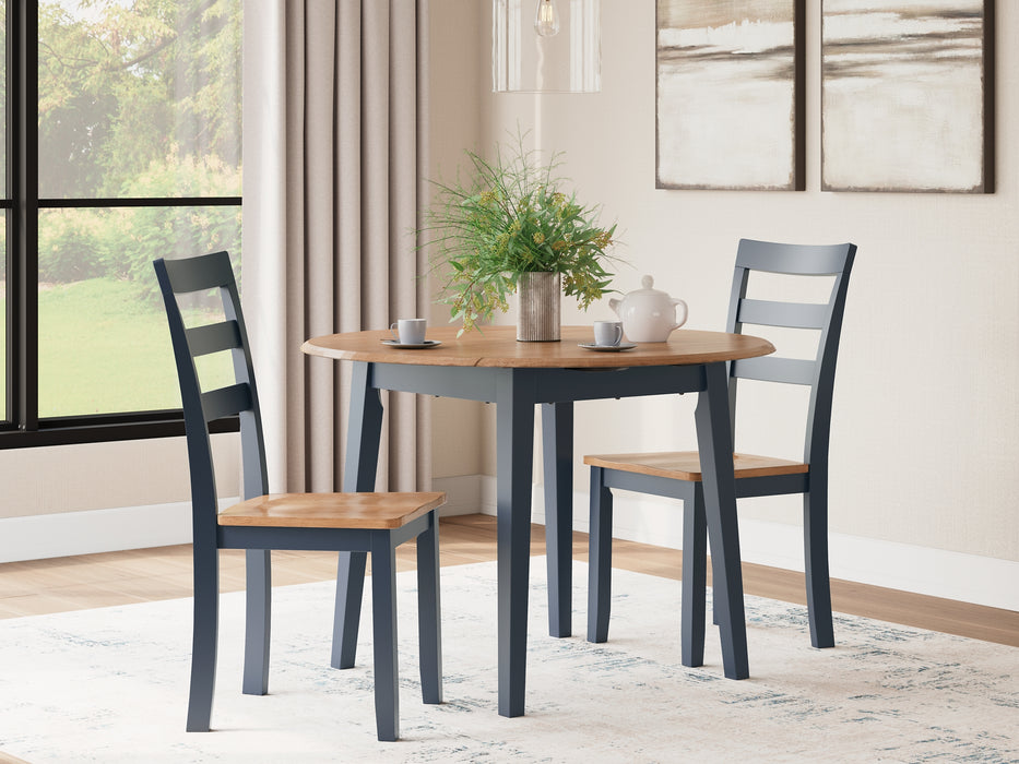 Gesthaven Dining Table and 2 Chairs