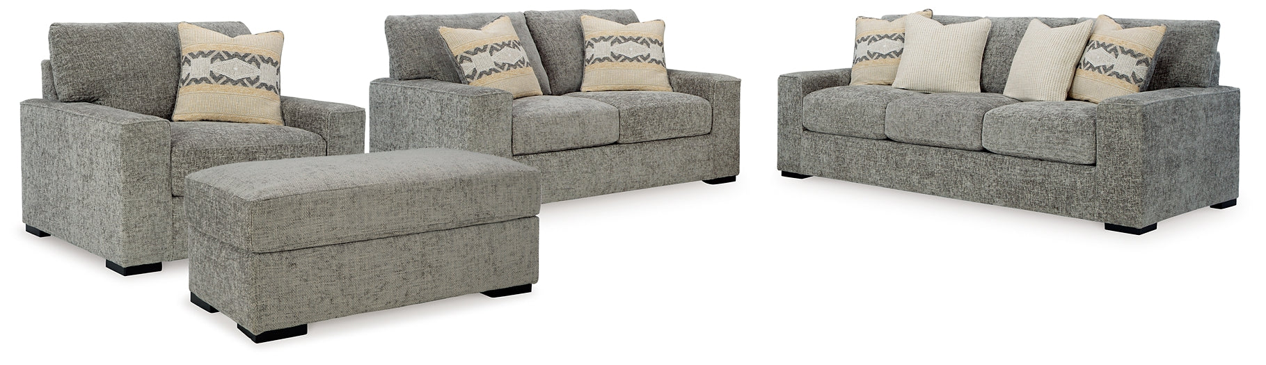 Dunmor Sofa, Loveseat, Chair and Ottoman