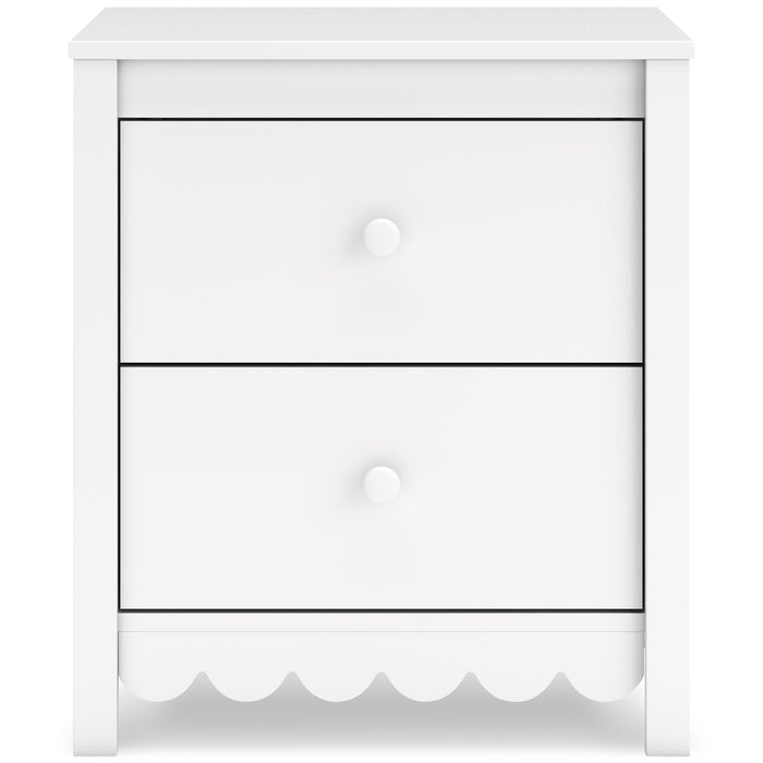 Hallityn Twin Panel Headboard with Dresser and Nightstand