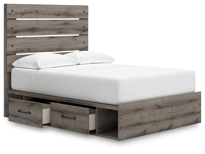 Graystorm  Panel Bed With Storage