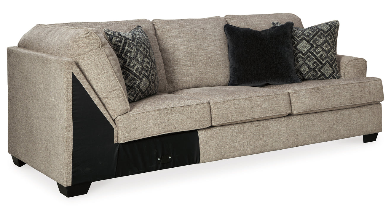 Bovarian 2-Piece Sectional with Ottoman